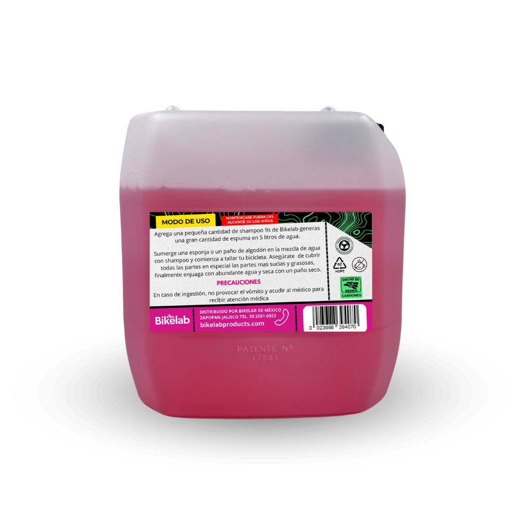Shampoo Para Bicicleta Ultra Espumoso Neutro Bikelab 4L - Image 2