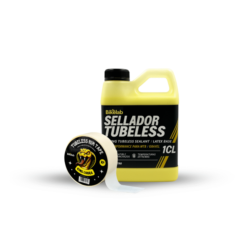Kit Tubeless Bikelab Racing Pro Sellador 1 L + Cinta 35 Mm