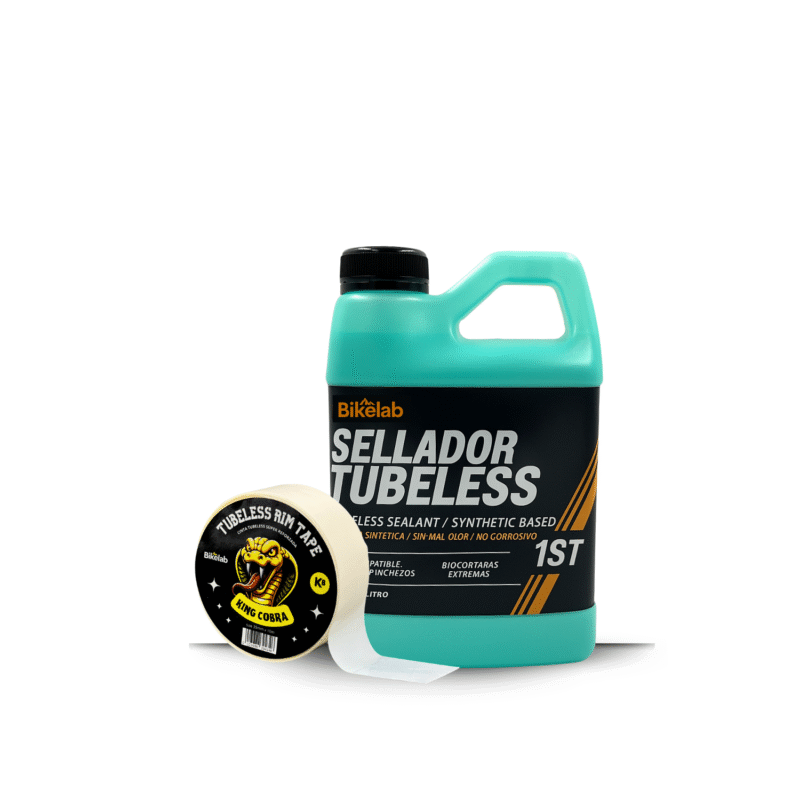 Kit Pro Sellador Tubeless 1 Litro + Cinta Tubeless 35mm Bikelab