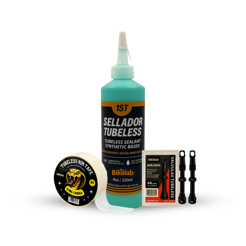 Kit Tubeless Bikelab Sellador 250ml + Cinta 35mm + 2 Valvula