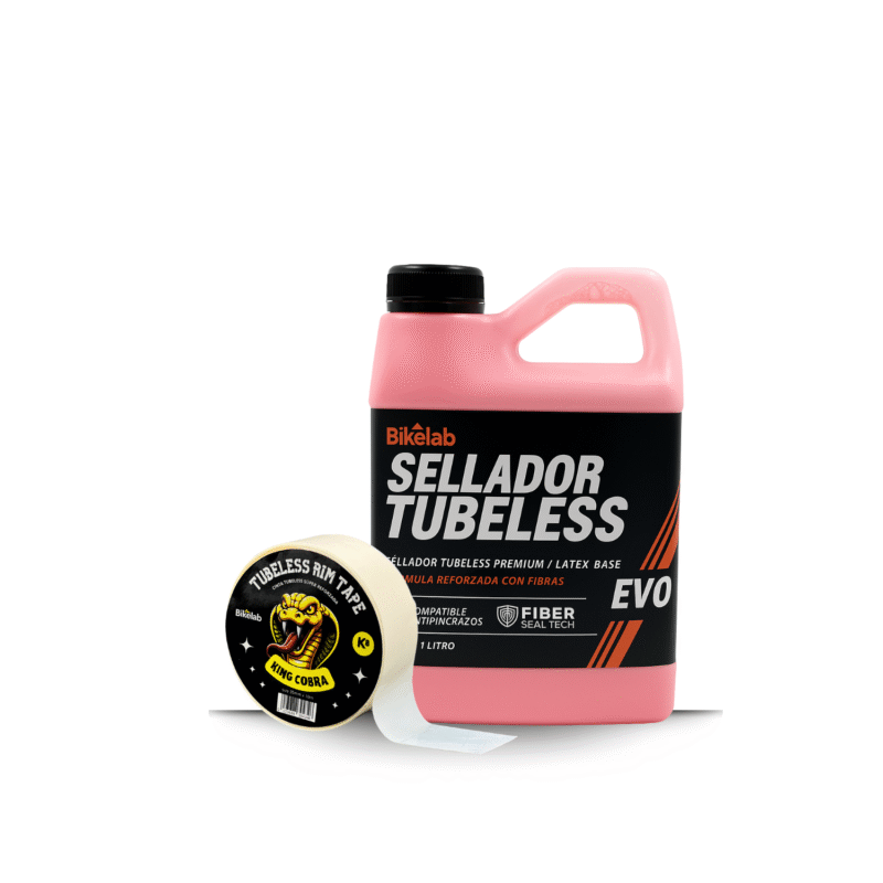 Kit Tubeless Evo Fiber Bikelab 1 Litro + Cinta 35mm
