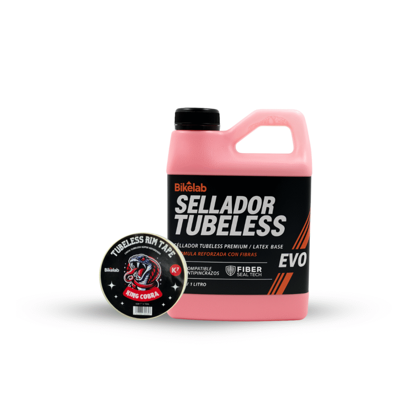 Kit Tubeless Evo Fiber Bikelab 1 Litro + Cinta 25mm