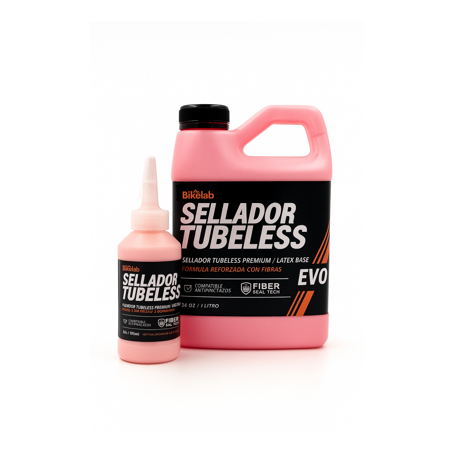 Sellador Tubeless 1st Evo Seal Tech Bikelab 1 Litro + 125 ML